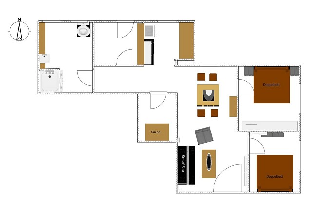 Ferienwohnung Wiekenhuus, Ostrhauderfehn